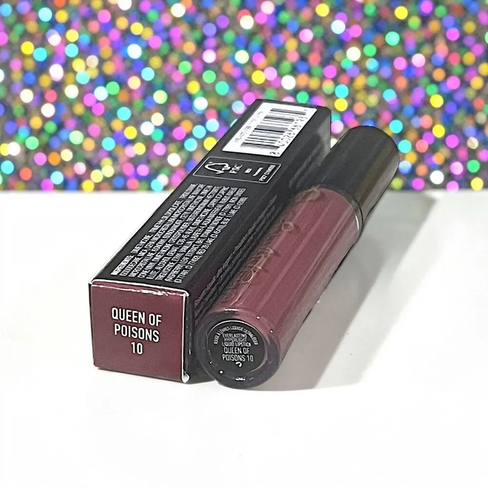 KVD Everlasting Hyperlight Liquid Lipstick in QUEEN OF POISONS NIB 0.051 fl Oz